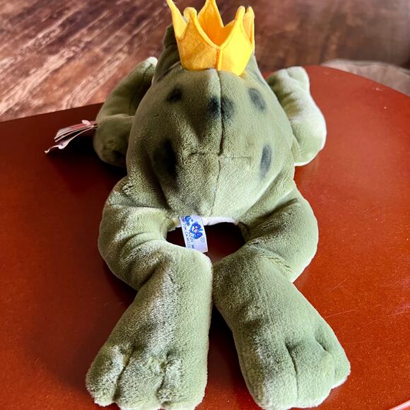 A&A Plush Frog Prince 07161 Flopsies Collection Plush, Stuffed Animal 12" - Picture 3 of 7